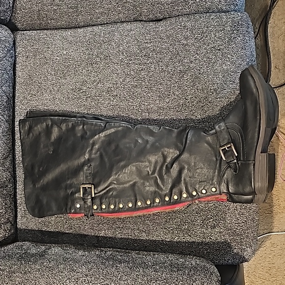 Journee Collection Shoes - Journee Kane over the knee boot in size 10 pocket inside top of both boots
